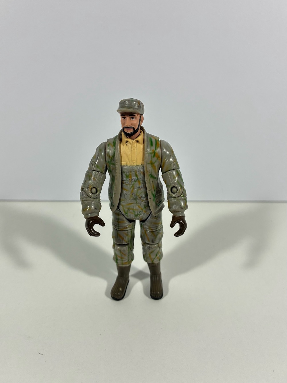 Sportsman Duck Hunter Fisherman Camo 3 3/4" Action Figure ERTL 2001 Toy Vintage